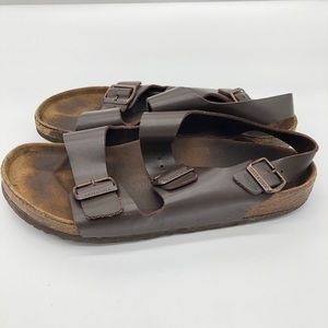 Birkenstock men’s sandals size 44 brown